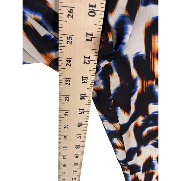 Wayfe Women's‎ Size Large Tall Printed Flowy Wide Leg High Rise Pants - Picture 8 of 9